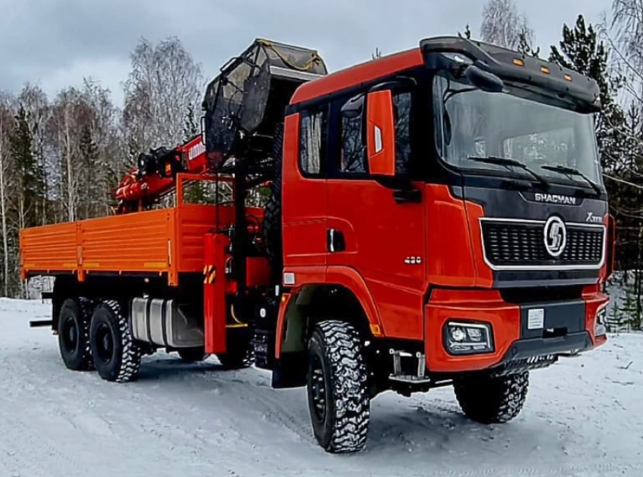 Бортовой автомобиль Shacman X3000 c КМУ Hangil HGC 976